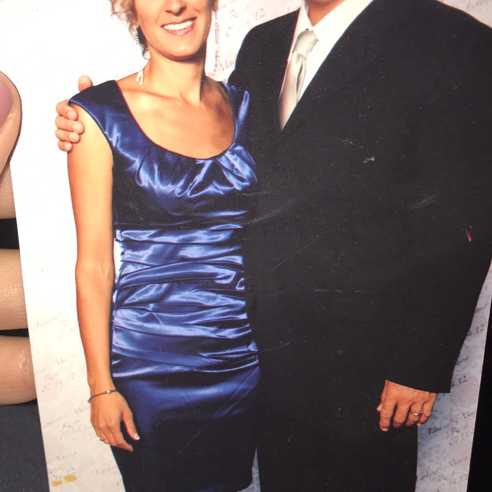 Beautiful blue cocktail dress